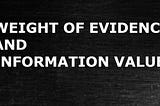 Weight of Evidence and Informative Value