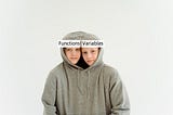 Twins in a shirt (functions and variables)