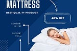Say Goodbye to Restless Nights with Our Luxurious Latex Mattress!
