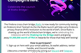 🎉Announcing $1MM “Shaking Up the Bridge” Campaign Phase-2