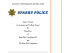 (PDF) An Analysis of the Organization and Ethics of the Sparks Police Department located in Sparks…