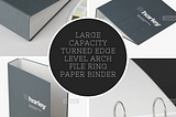 Large Capacity Turned Edge Level Arch File Ring Paper Binder