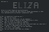 Eliza Chatbot — Courtesy — Wikipedia