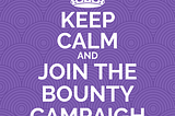 Join the bounty campaign!