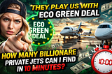 Telling us About the Planet While Cruising a Private Jet