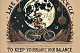 Life is like riding a bicycle. To keep your balance, you must keep moving,