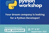 Opportunity to become Python Expert