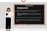 #SubpoenaSimplified
#LegalTermsExplained
#Law101
#UnderstandingLaw
#LegalEducation
#CourtOrders…