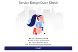 Service Design Quick Check