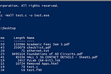 What happens when you type gcc main.c