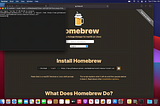 How to install Homebrew on your ARM based Mac