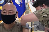 Civilian, military medical personnel deployed to Kuwait get second COVID-19 vaccinations