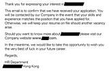 “Thank you for expressing your interest in our company”: How to write less generic auto-response…