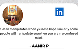Quote — Aamir P