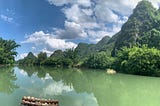 A real unedited picture a beautiful place in China. Not AI-generated.