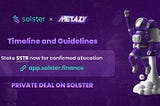 METAXY — Private Deal Timeline & Contribution Guide
