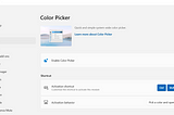 Easy access to color codes with PowerToys.