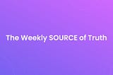 The Weekly SOURCE of Truth — ReSource community update Jan 5 /2022