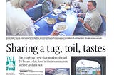 Eating on a Tug Boat