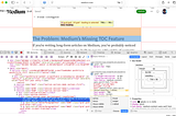 How to Add a Table of Contents to Your Medium Articles (The Semi-Automated Way)