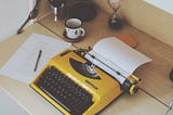 What makes writing on a typewriter a unique experience?