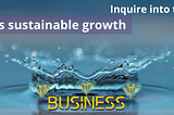 Crown your Business with Sustainable Growth.
