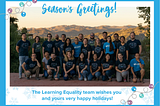 Group photo of the Learning Equality team. Season’s Greetings!