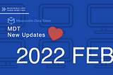 MDT(Measurable Data Token) Monthly Update Report (2022 February) — Happy Valentine’s Day!