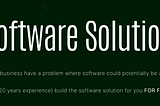 Get a free software solution for your business problem