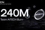 240M $AITECH Team Tokens Permanently Burned!