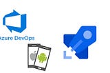 Azure devops logo and a rocket icon that represents azure pipelines