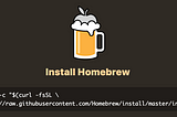 Homebrew installer in Bash is released!