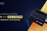 You can Buy Crypto Now with Visa, Master Card & Apple Pay on Burency Exchange