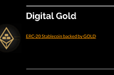 Gold Stablecoin: Paving the Way for a New Standard in Cryptocurrency Stability