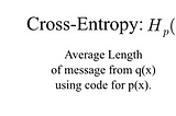 Cross-Entropy formula and visualization, from colah’s blog post