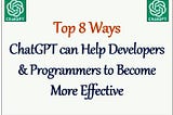 Top 8 Usages of ChatGPT for Java Developers & Programmers