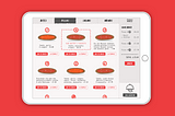 Franco Manca | At Seat Ordering and Payment System | Concept Project