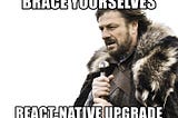 Upgrading React Native v0.59 to v0.62
