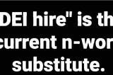 No, DEI is Not the New “N Word”