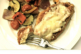 Keto Open-Faced Chicken Cordon Bleu — Main Dishes — Ham