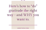 Choosing Happiness: The Power of Gratitude and Rewiring Your Mindset