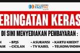 Konsep S3 marketing dalam bentuk spanduk unik untuk Fastpay