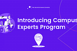 Your chance to lead w/ The Blockchain School — Become a Campus Expert