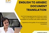 Arabic to English Legal Translation