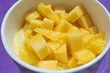 Mango Whey Protein Dessert