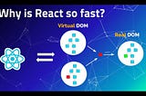 How virtual DOM concept makes ReactJS application faster ?
