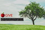 $GIVE — a global decentralized initiative to give back to those in need