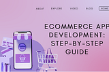 eCommerce mobile app development