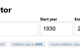 Adjusting for inflation — A simple method