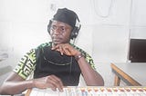 Young Nigerian using radio to advocate for climate change